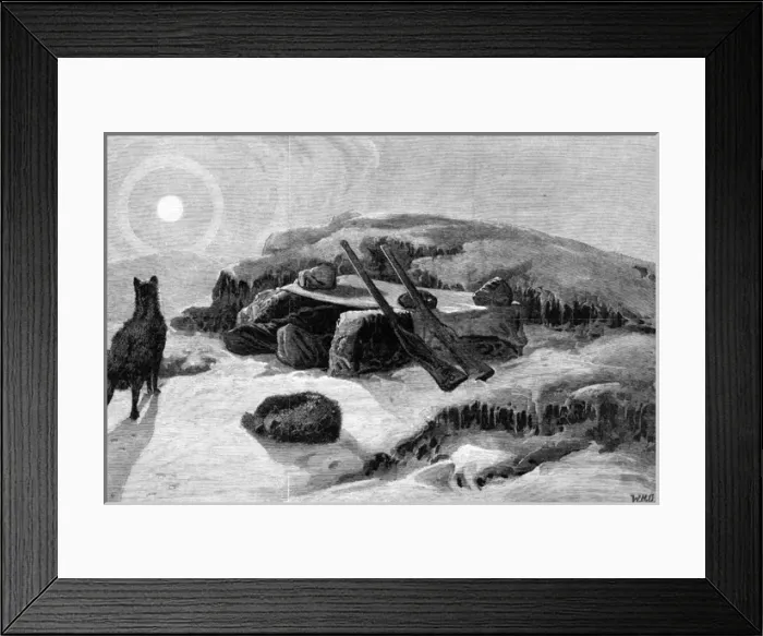 Framed Print : De Long / Bedding Down Framed Print : De Long / Bedding Down