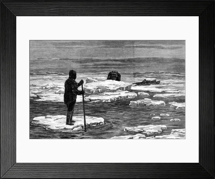 Framed Print : De Long / Ice Breaks Up Framed Print : De Long / Ice Breaks Up
