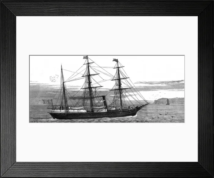 Framed Print : De Long / Jeanette / 1878 Framed Print : De Long / Jeanette / 1878