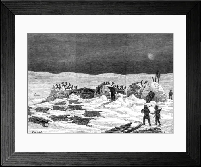 Framed Print : De Long / Reindeer Camp Framed Print : De Long / Reindeer Camp