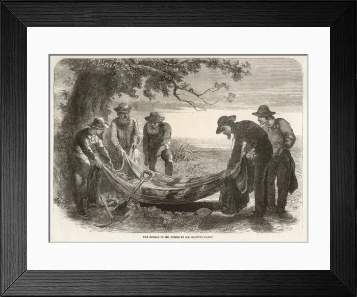 Framed Print : Burke & Wills / B Buried Framed Print : Burke & Wills / B Buried