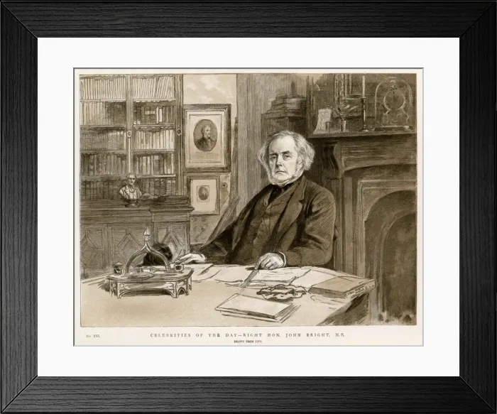 Framed Print : John Bright Framed Print : John Bright