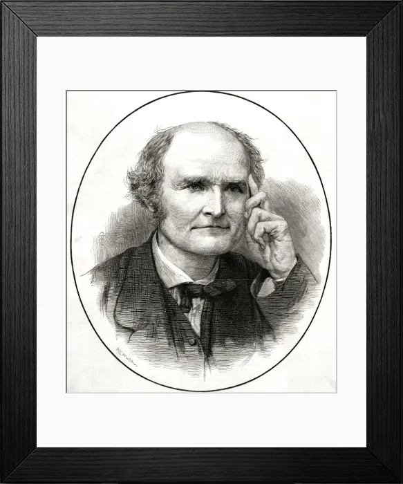 Framed Print : Arthur Cayley / Taylor / Iln Framed Print : Arthur Cayley / Taylor / Iln