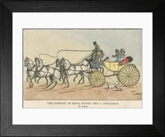 Framed Print : Gents Private Carriage Framed Print : Gents Private Carriage