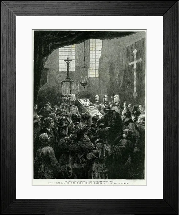 Framed Print : Prince of Austria - Hungary, Lying-in-State Framed Print : Prince of Austria - Hungary, Lying-in-State