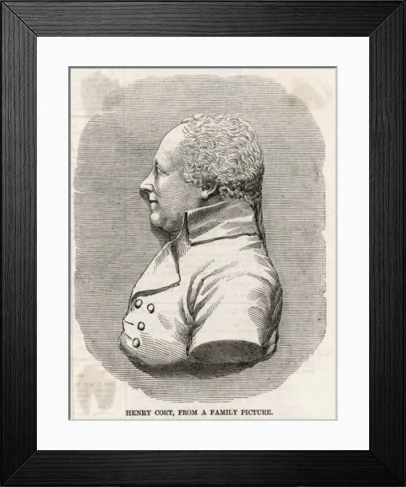 Framed Print : Henry Cort  /  Iln 1856
