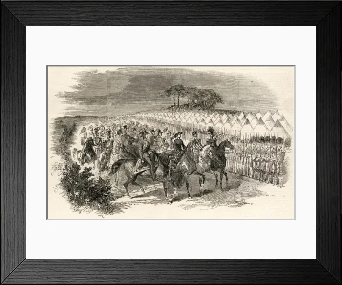 Framed Print : Chobham Camp & Victoria Framed Print : Chobham Camp & Victoria