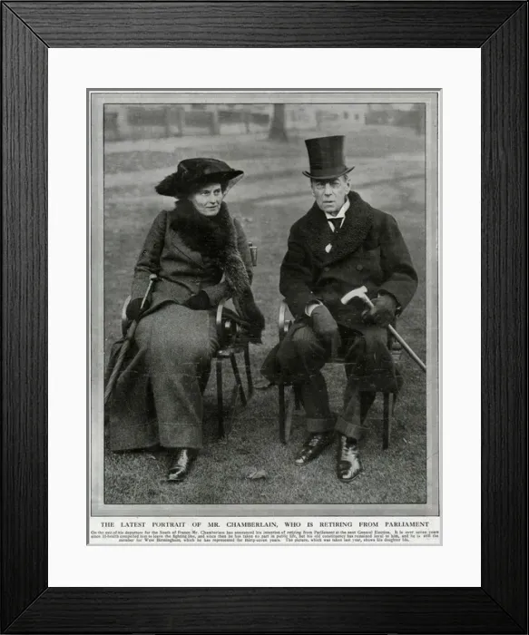 Framed Print : Chamberlain  /  With Dtr 14