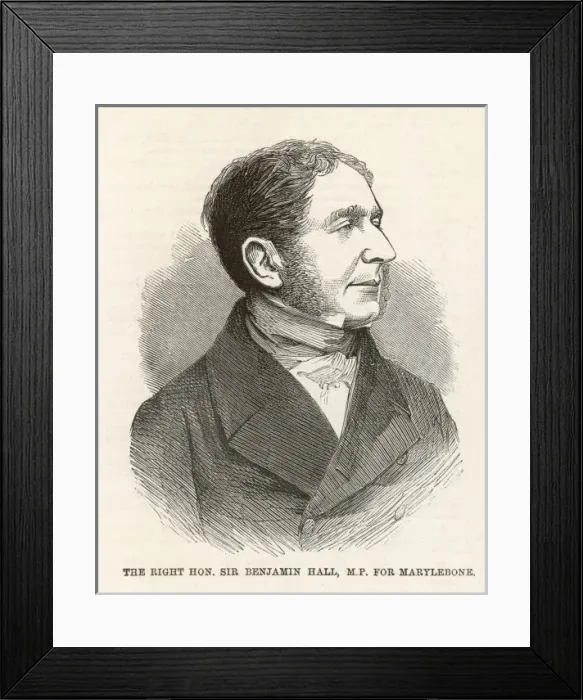 Framed Print : Sir Benjamin Hall / Iln 59 Framed Print : Sir Benjamin Hall / Iln 59