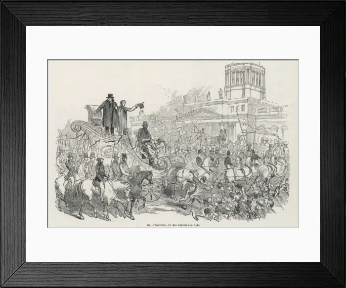 Framed Print : O CONNELL ACQUITTED 1844 Framed Print : O CONNELL ACQUITTED 1844
