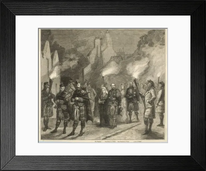 Framed Print : Victoria / Abergeldie Cast Framed Print : Victoria / Abergeldie Cast