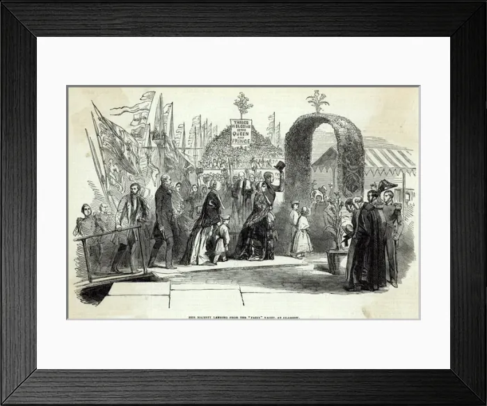 Framed Print : Victoria / Albert / Glasgow Framed Print : Victoria / Albert / Glasgow