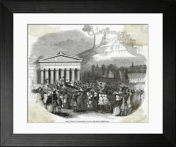 Framed Print : Royal visit to Scotland 1842 Framed Print : Royal visit to Scotland 1842
