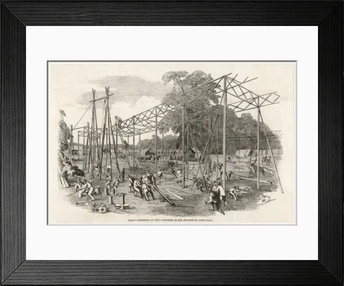 Framed Print : Crystal Palace Construct