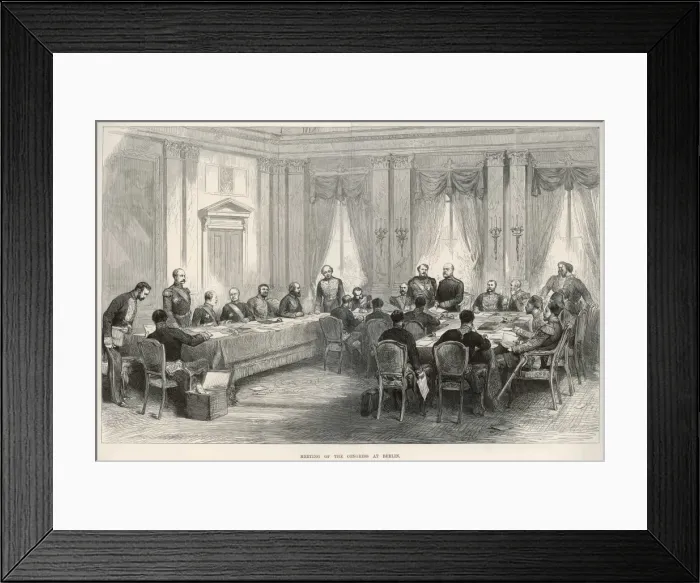Framed Print : Congress of Berlin Framed Print : Congress of Berlin
