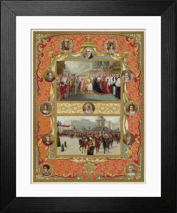 Framed Print : Victoria / Coronat / Jubilee Framed Print : Victoria / Coronat / Jubilee