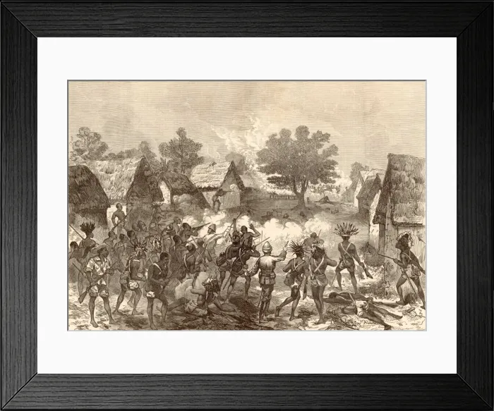 Framed Print : Gifford Storms Village Framed Print : Gifford Storms Village