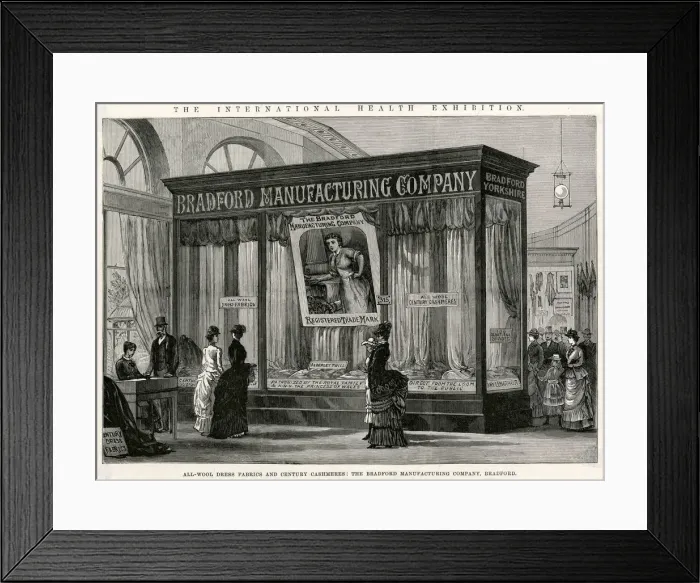 Framed Print : WOOL EXHIBITION STAND Framed Print : WOOL EXHIBITION STAND