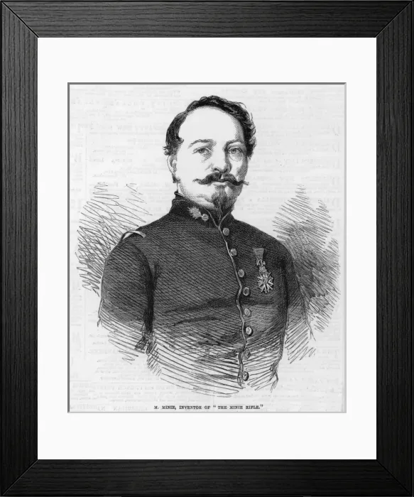 Framed Print : C-E MINIE / ILN 1855 Framed Print : C-E MINIE / ILN 1855
