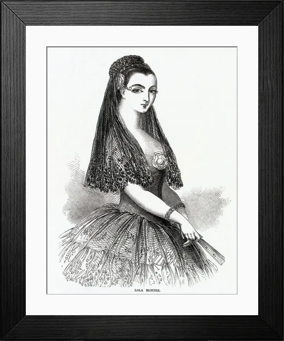 Framed Print : LOLA MONTEZ Framed Print : LOLA MONTEZ