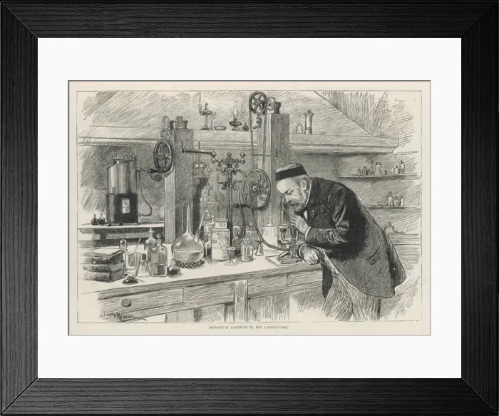 Framed Print : Louis Pasteur  /  Graphic 85