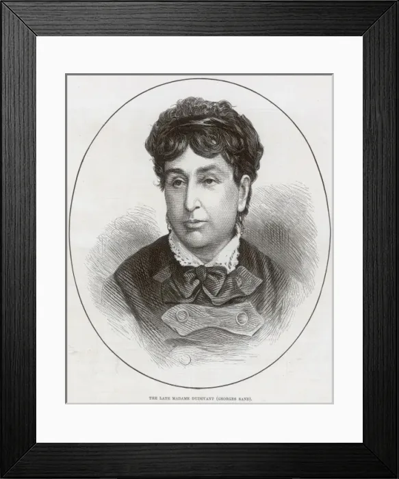 Framed Print : Georges Sand Framed Print : Georges Sand
