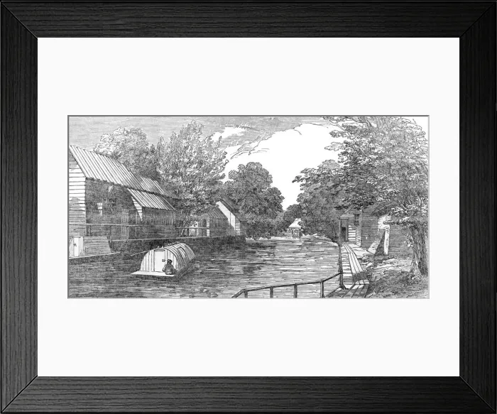 Framed Print : Waltham Gunpowder Mills Framed Print : Waltham Gunpowder Mills