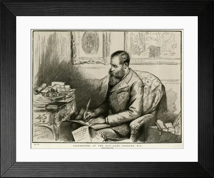 Framed Print : 5th Earl Spencer Framed Print : 5th Earl Spencer