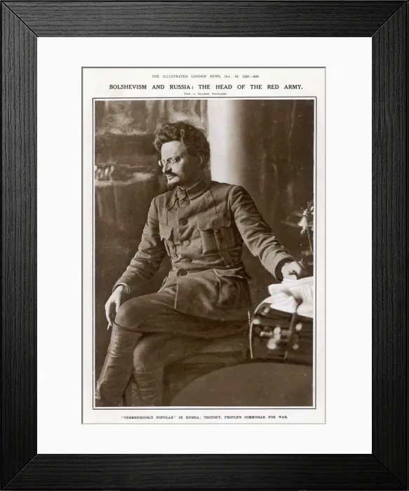 Framed Print : Leon Trotsky / Iln 1920 Framed Print : Leon Trotsky / Iln 1920