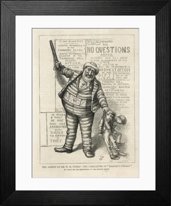Framed Print : WM TWEED. WILLIAM MARCY TWEED known as BOSS TWEED American politician and swindler Framed Print : WM TWEED. WILLIAM MARCY TWEED known as BOSS TWEED American politician and swindler