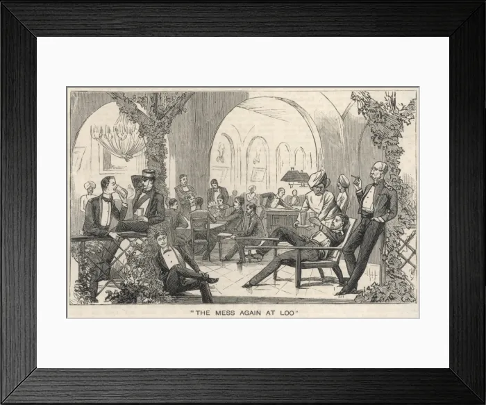 Framed Print : Military Men at Ease Framed Print : Military Men at Ease