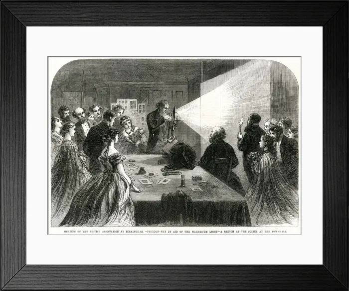 Framed Print : Magnesium flash 1865 Framed Print : Magnesium flash 1865