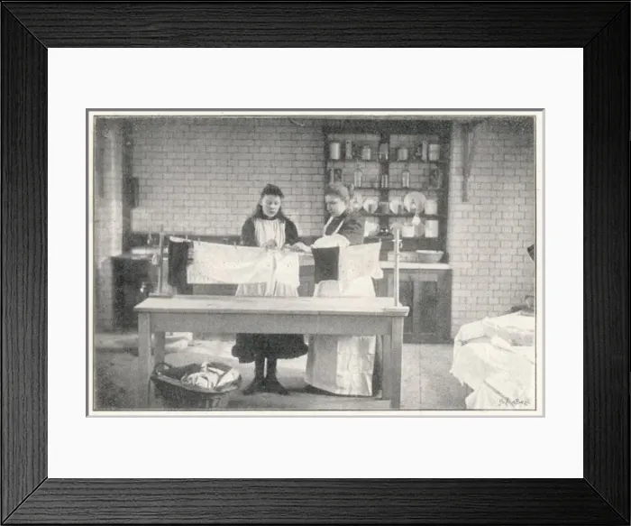 Framed Print : Board School Girl 1893 Framed Print : Board School Girl 1893