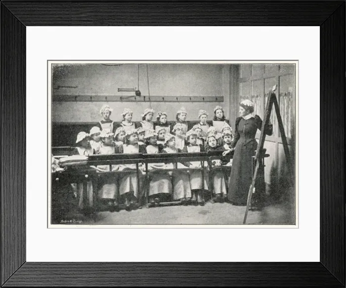 Framed Print : Education / Housewifery Framed Print : Education / Housewifery