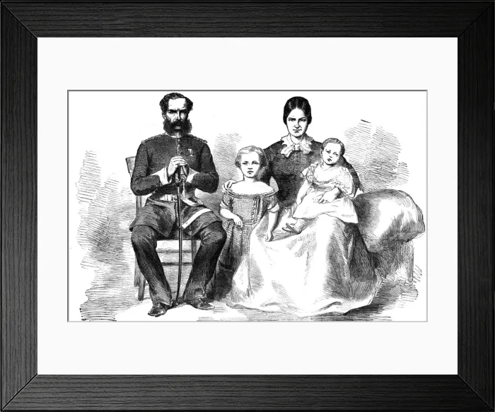 Framed Print : J E W Inglis & Family