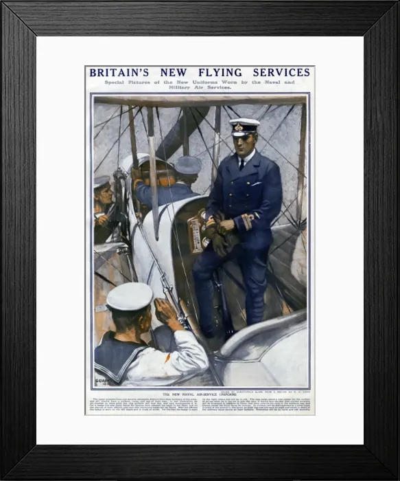 Framed Print : Britains New Flying Services, WW1