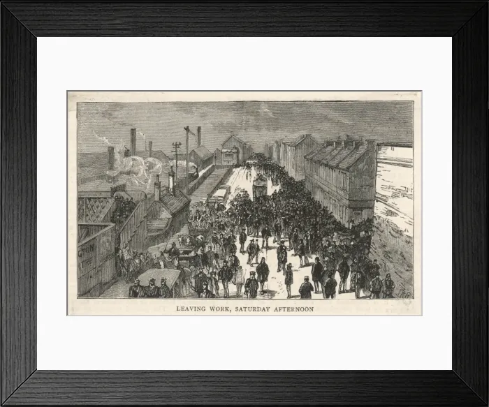 Framed Print : Leaving Work Framed Print : Leaving Work