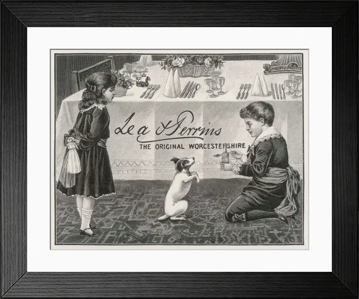 Framed Print : Worcester Sauce Advert Framed Print : Worcester Sauce Advert