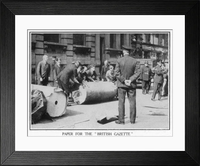 Framed Print : General Strike 1926 Framed Print : General Strike 1926