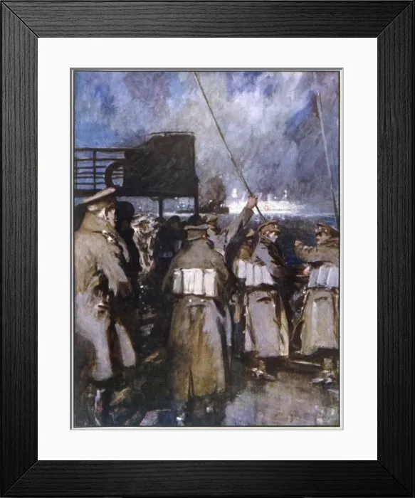 Framed Print : Ww / Troopships / Channel Framed Print : Ww / Troopships / Channel
