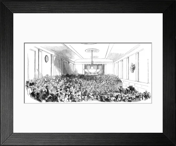Framed Print : Greenwich Lit Inst 1843 Framed Print : Greenwich Lit Inst 1843