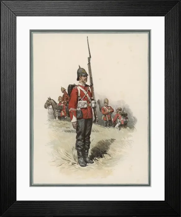 Framed Print : S Wales Bordrers 1887