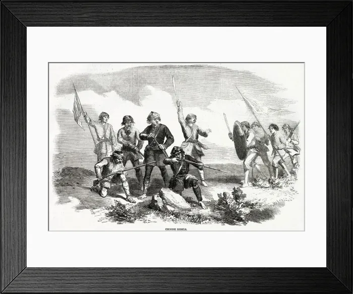 Framed Print : CHINESE REBELS 1857 Framed Print : CHINESE REBELS 1857