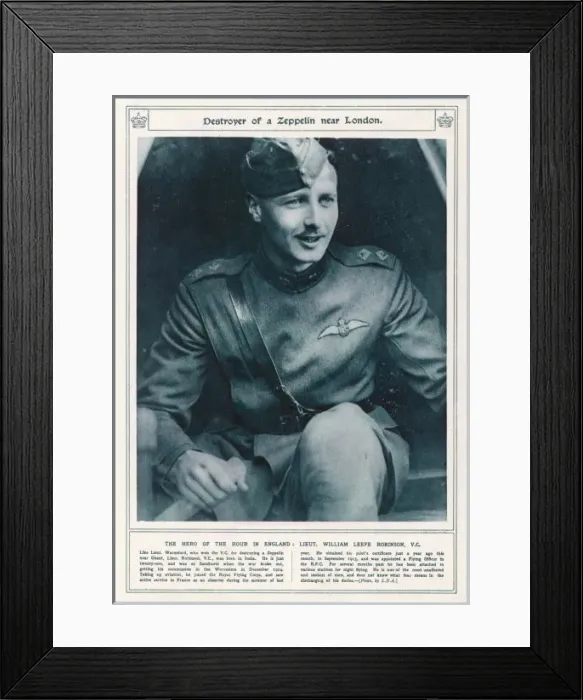 Framed Print : Lt. William Robinson