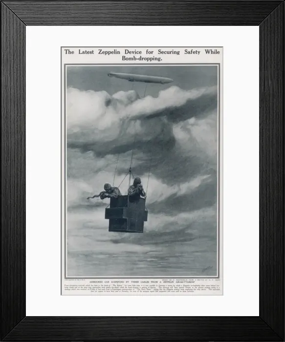 Framed Print : Bombers of Zeppelin