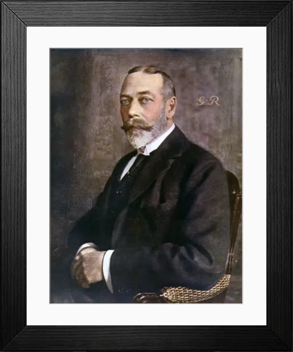 Framed Print : GEORGE V in 1925 Date: 1865 - 1936