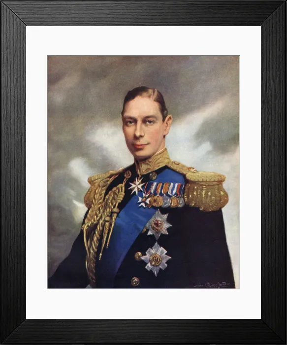 Framed Print : George Vi / St H Lander Framed Print : George Vi / St H Lander