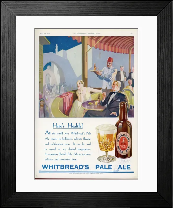 Framed Print : Advert / Whitbread Pale A Framed Print : Advert / Whitbread Pale A