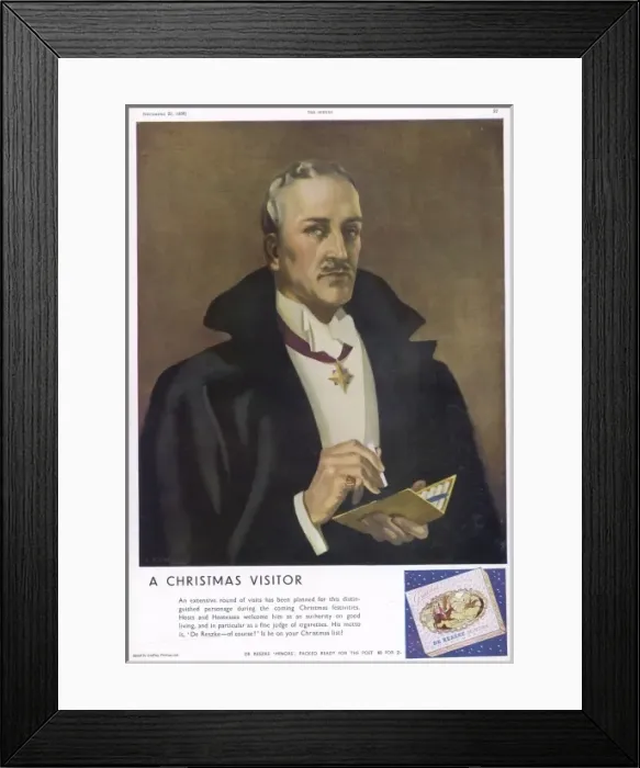 Framed Print : Advert  /  De Reszke Cigs