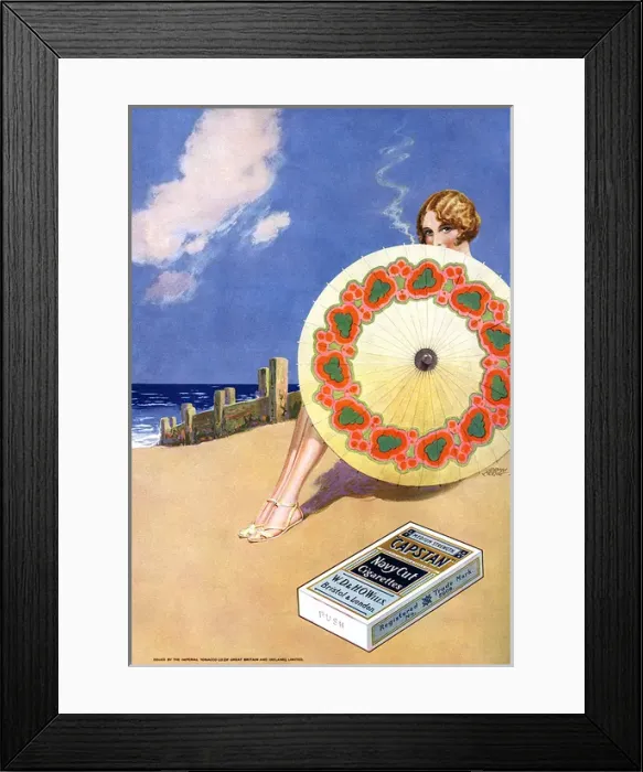 Framed Print : Advert / Capstan Cigs 1930 Framed Print : Advert / Capstan Cigs 1930